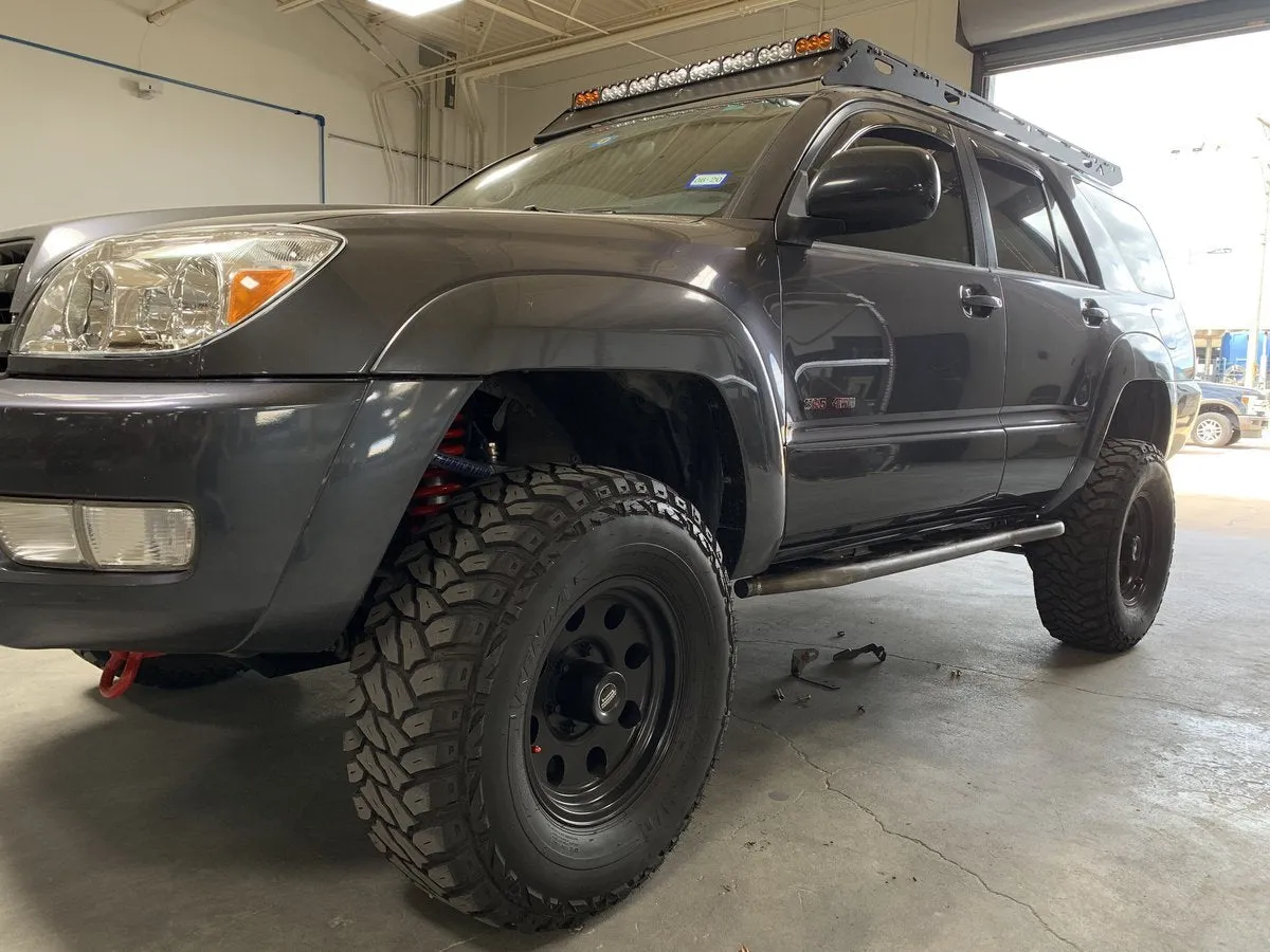 2003-2009 TOYOTA 4RUNNER TRAIL EDITION BOLT ON ROCK SLIDERS BY CALI RAISED LED