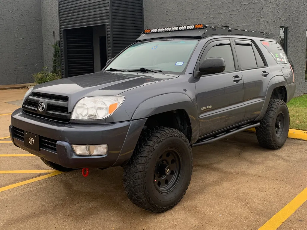 2003-2009 TOYOTA 4RUNNER TRAIL EDITION BOLT ON ROCK SLIDERS BY CALI RAISED LED