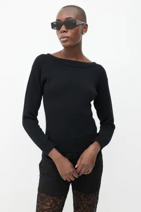 Black Cashmere Sweater