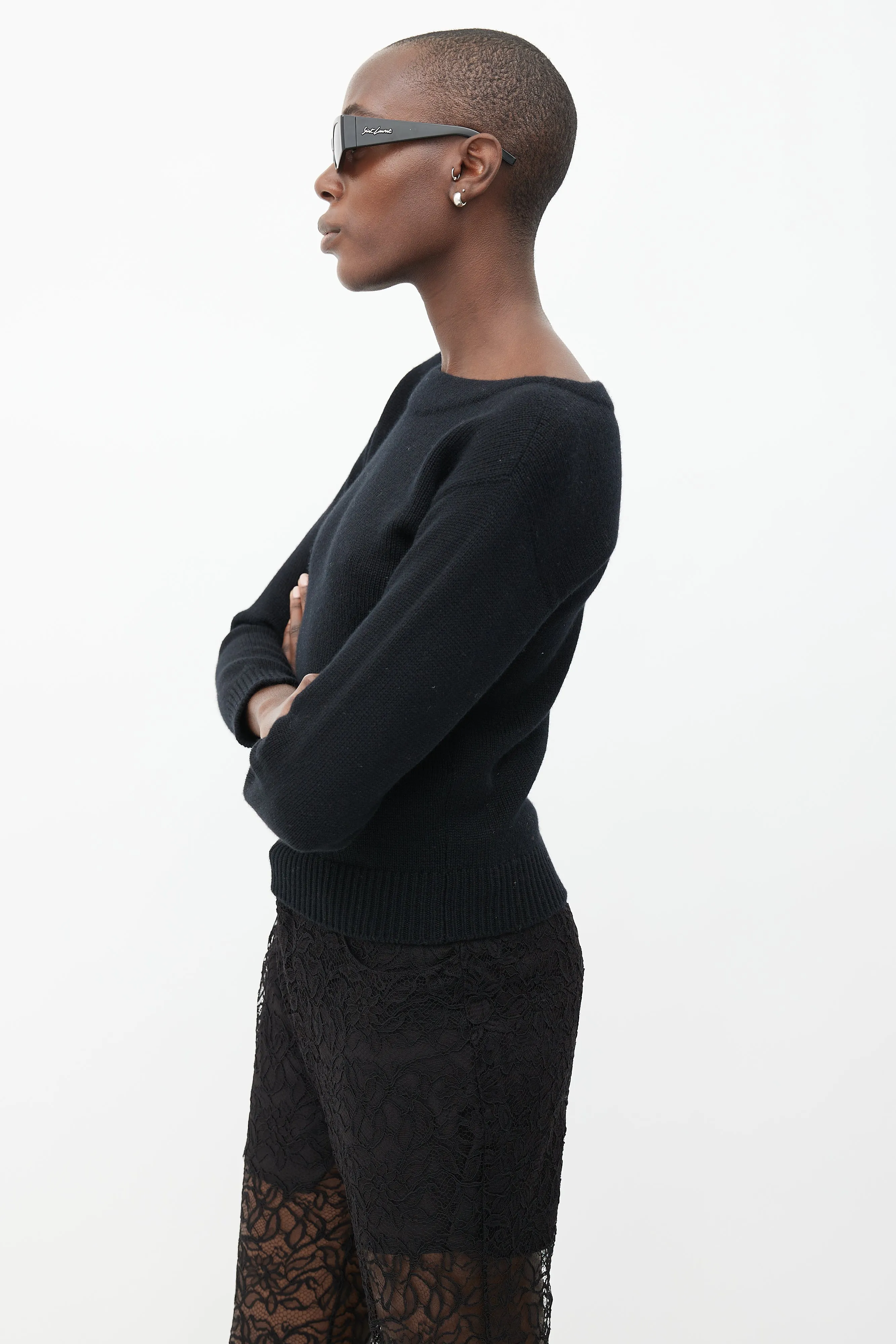 Black Cashmere Sweater