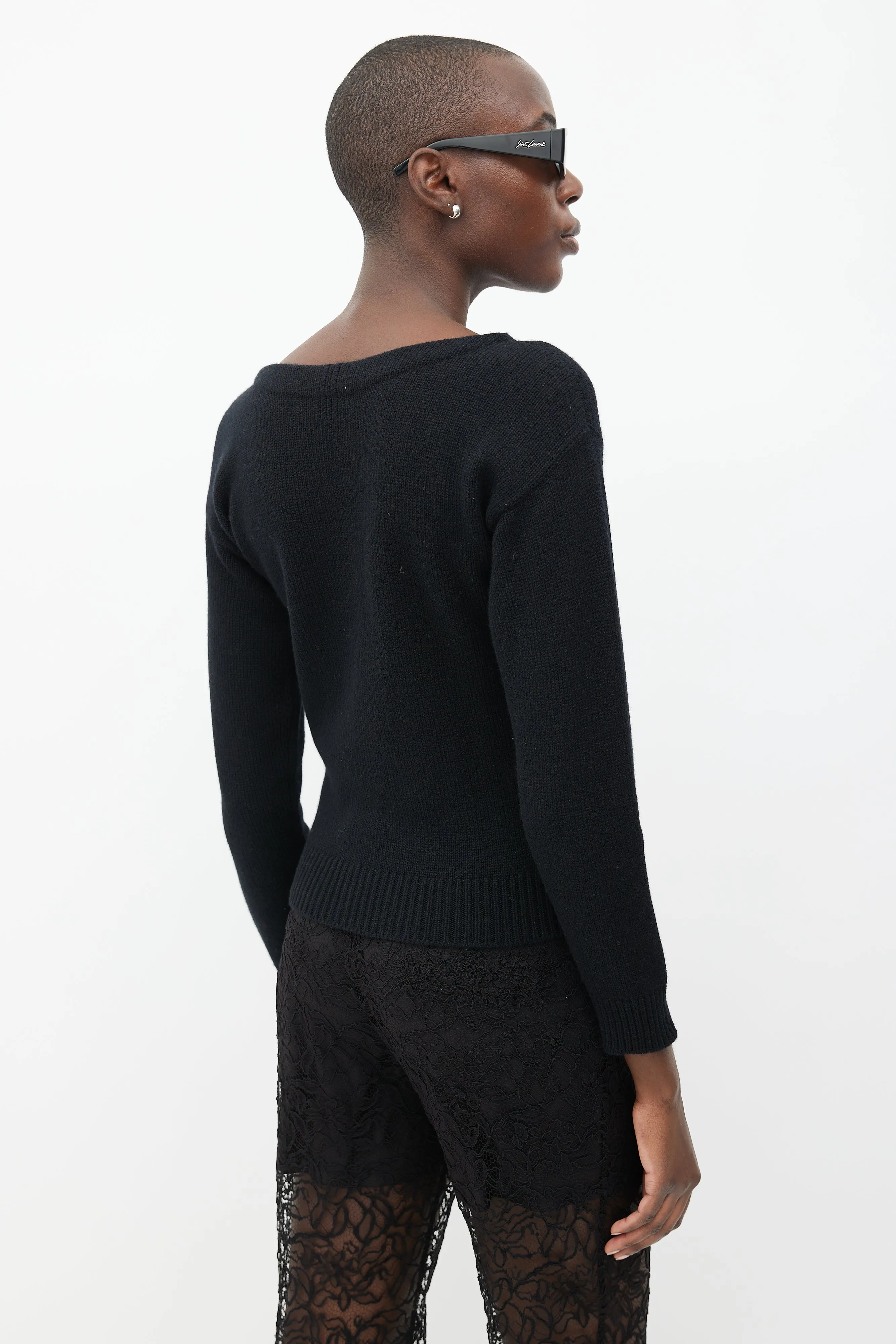 Black Cashmere Sweater