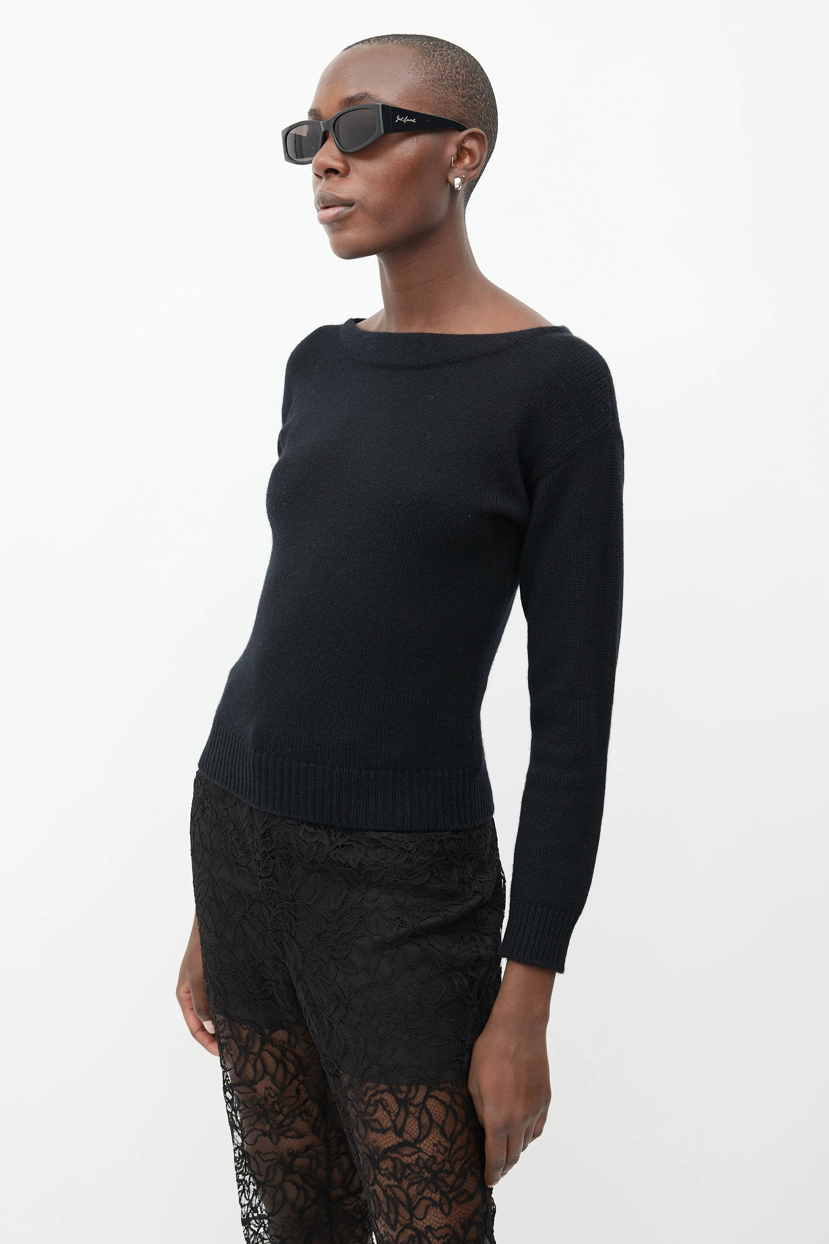 Black Cashmere Sweater