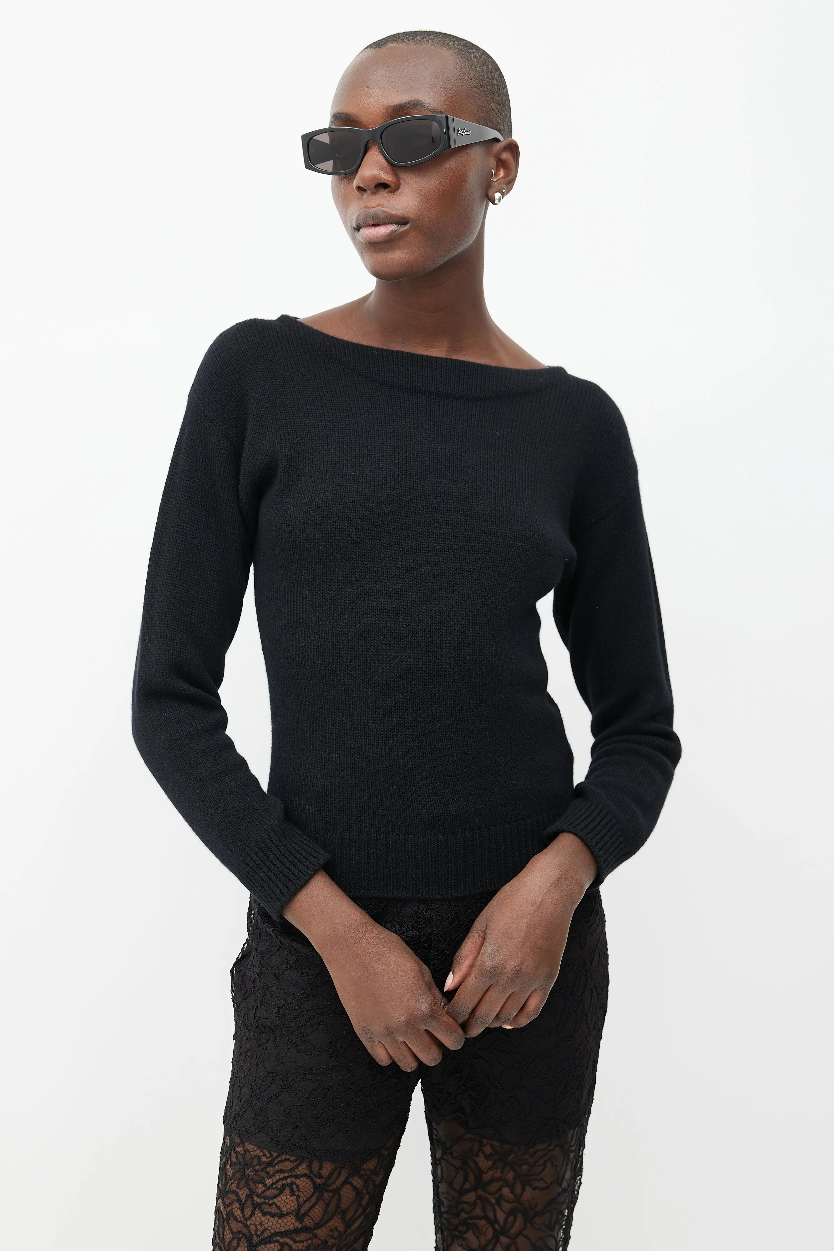 Black Cashmere Sweater