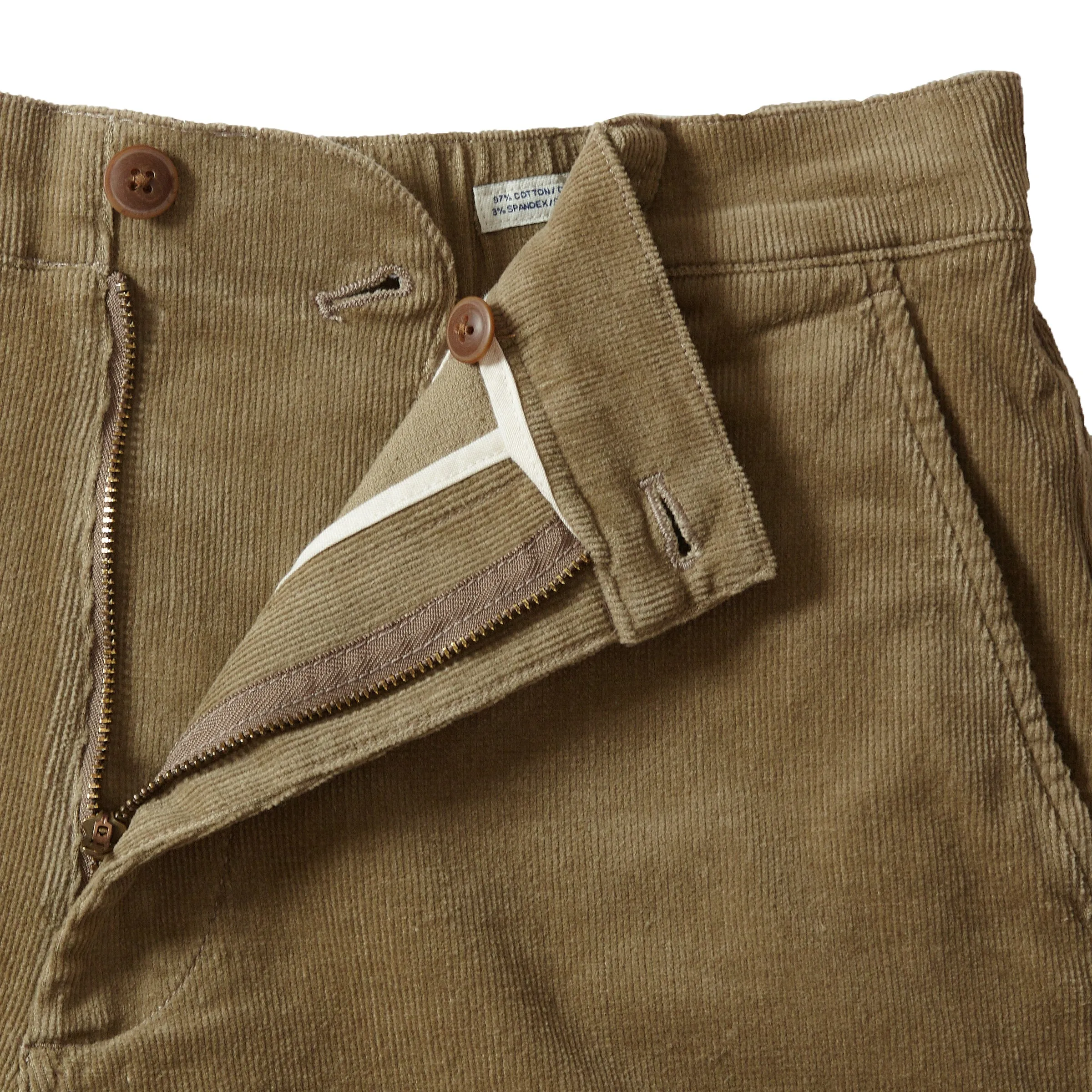 Corduroy Trail Short  8" - Dune