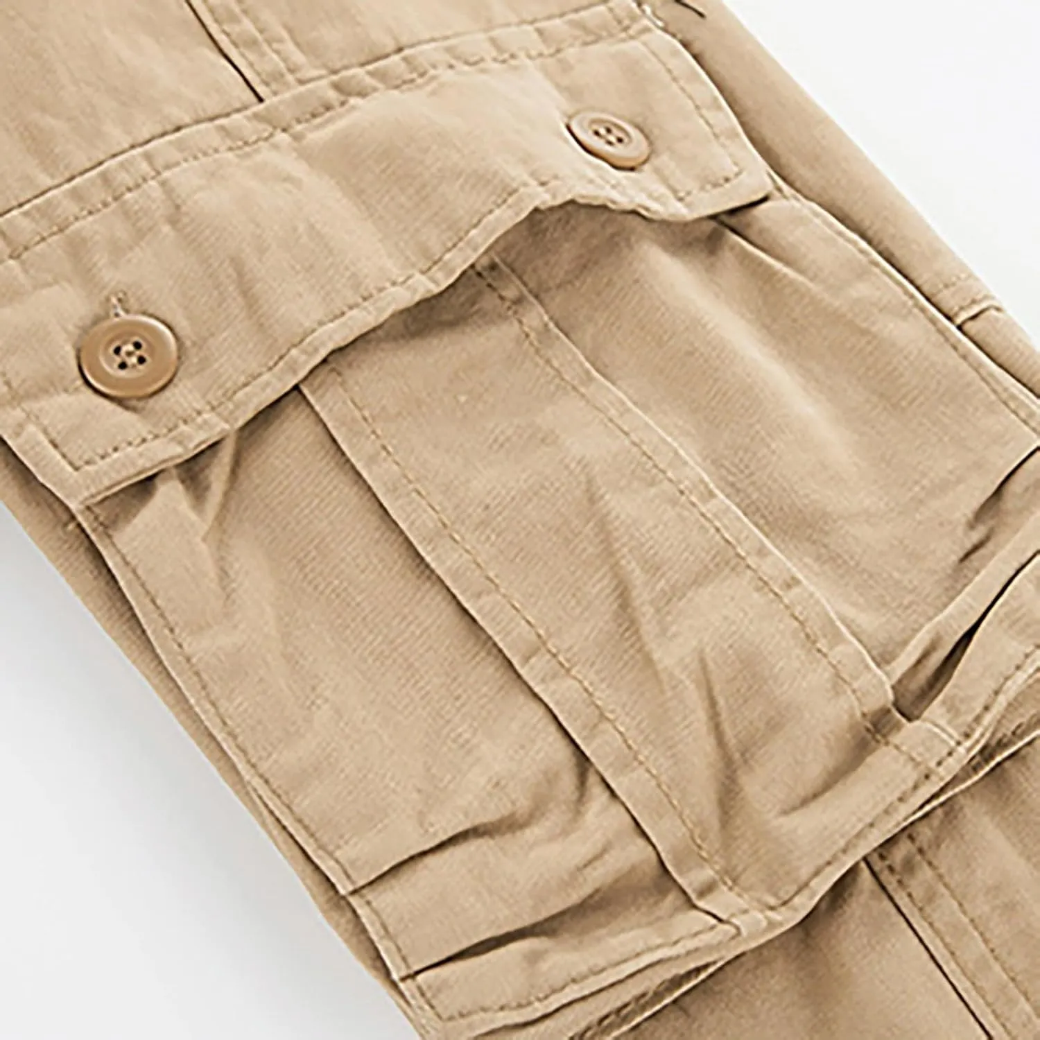 Mens Cargo Pants Khaki Cotton Pants Men Multi Pocket Cargo Pants for Men Extreme Motion Pants for Men Casual Men