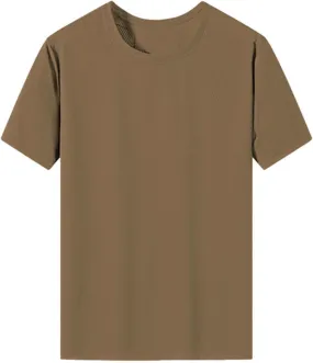 Mens Compression Shirts Short Sleeve Solid Breathable Moisture Wicking Basketball Training Tops Loose Fit Summer Sport Tees