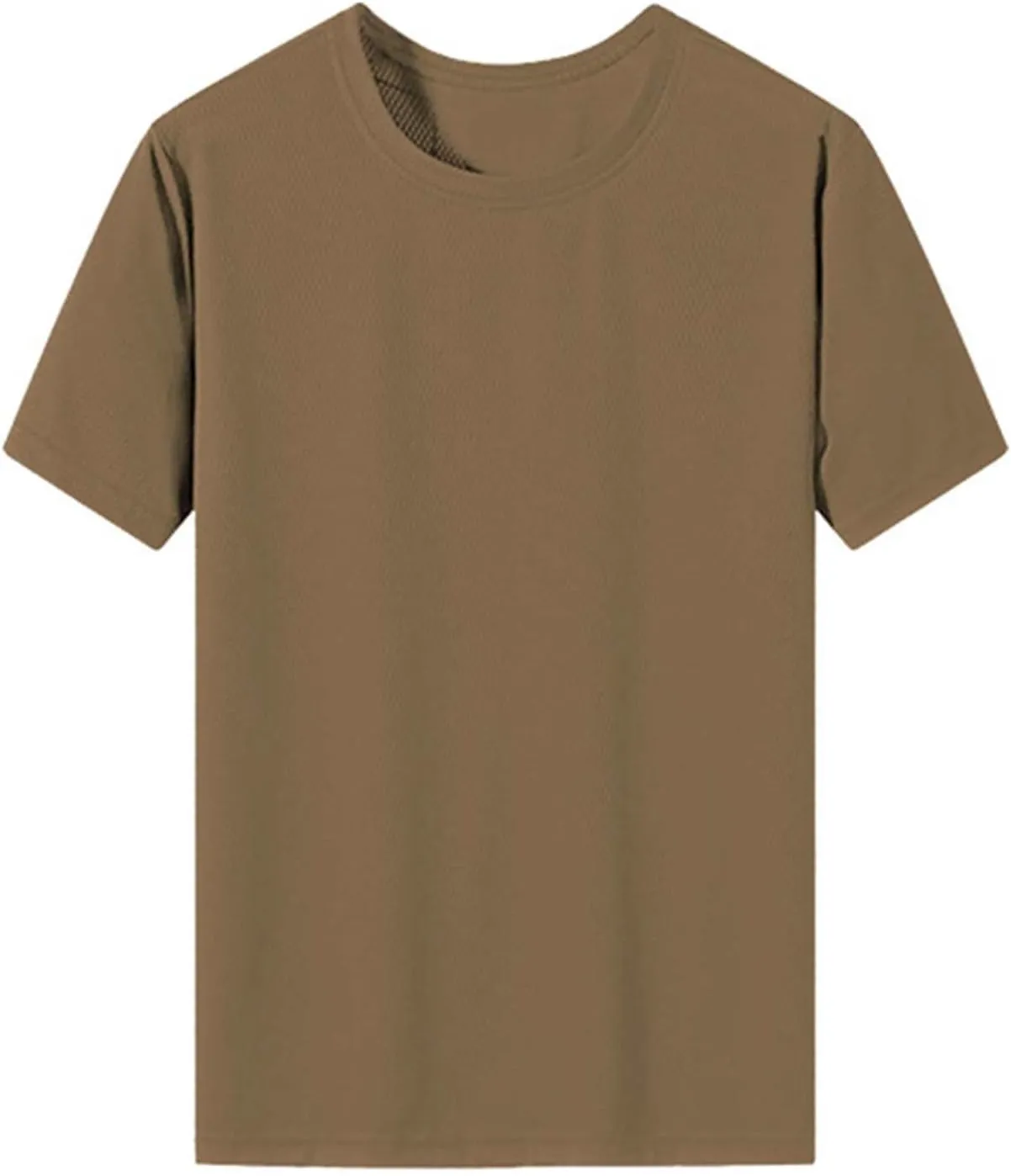 Mens Compression Shirts Short Sleeve Solid Breathable Moisture Wicking Basketball Training Tops Loose Fit Summer Sport Tees