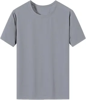 Mens Compression Shirts Short Sleeve Solid Breathable Moisture Wicking Basketball Training Tops Loose Fit Summer Sport Tees