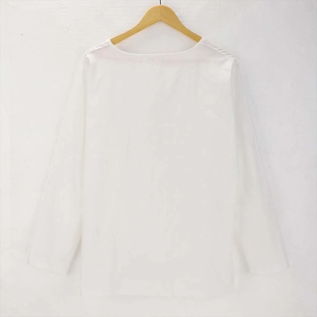 Mens Linen Henley Shirt Breathable 3/4 Sleeve T Shirts Pullover V Neck Loose Summer Casual Top Lightweight Quick Dry