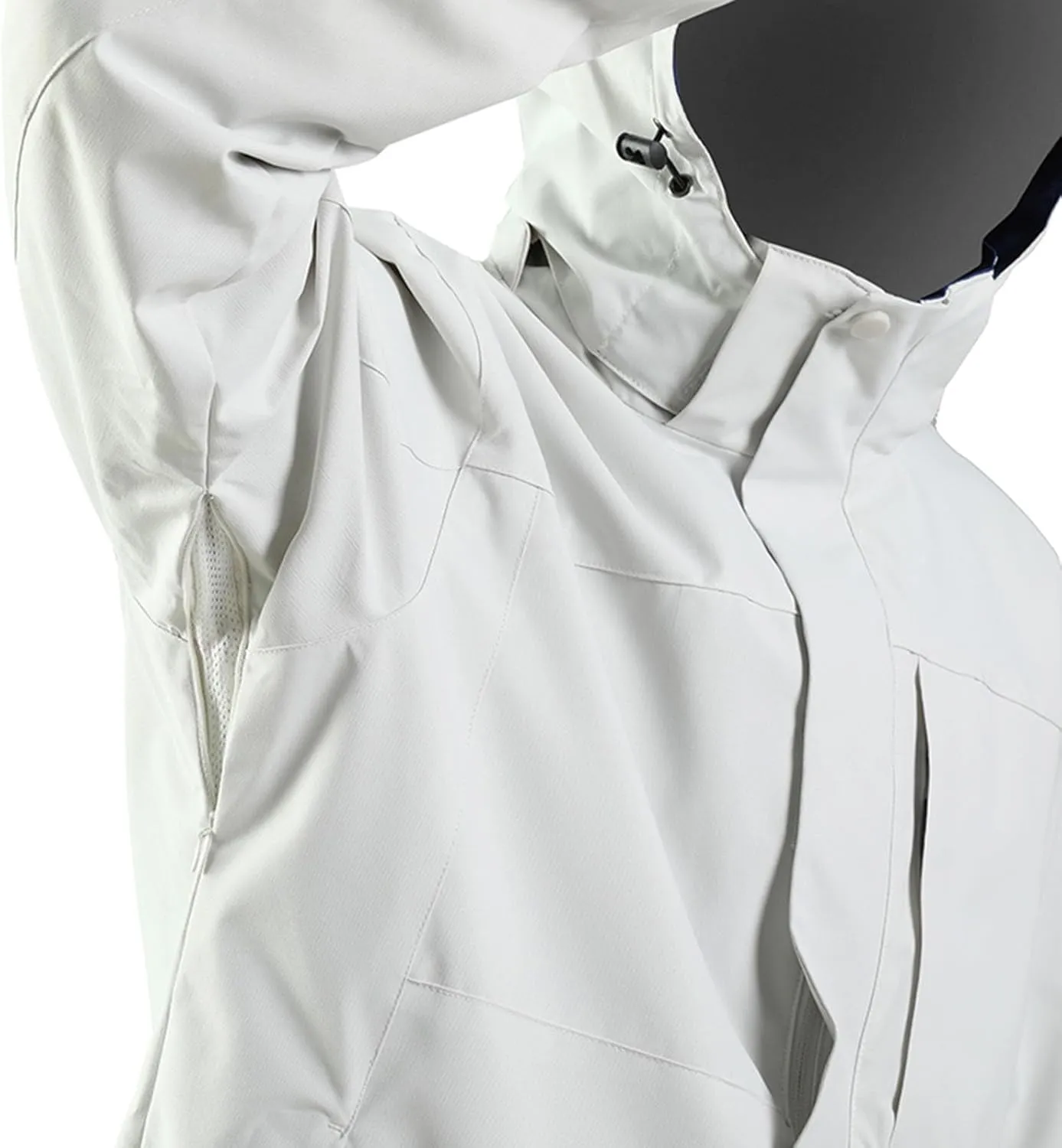 Men's Softshell Military Jacket With Hood, Windproof and Water Repellent Outdoor Lightweight Fall Winter Coat Outwear