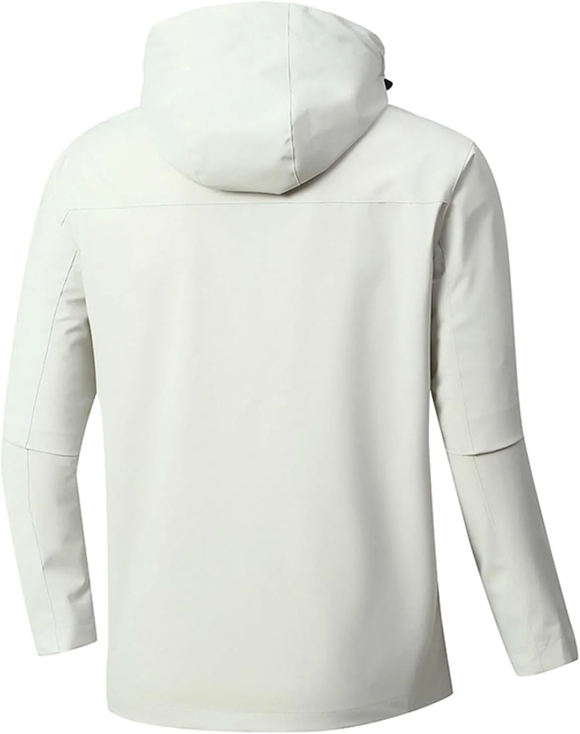 Men's Softshell Military Jacket With Hood, Windproof and Water Repellent Outdoor Lightweight Fall Winter Coat Outwear