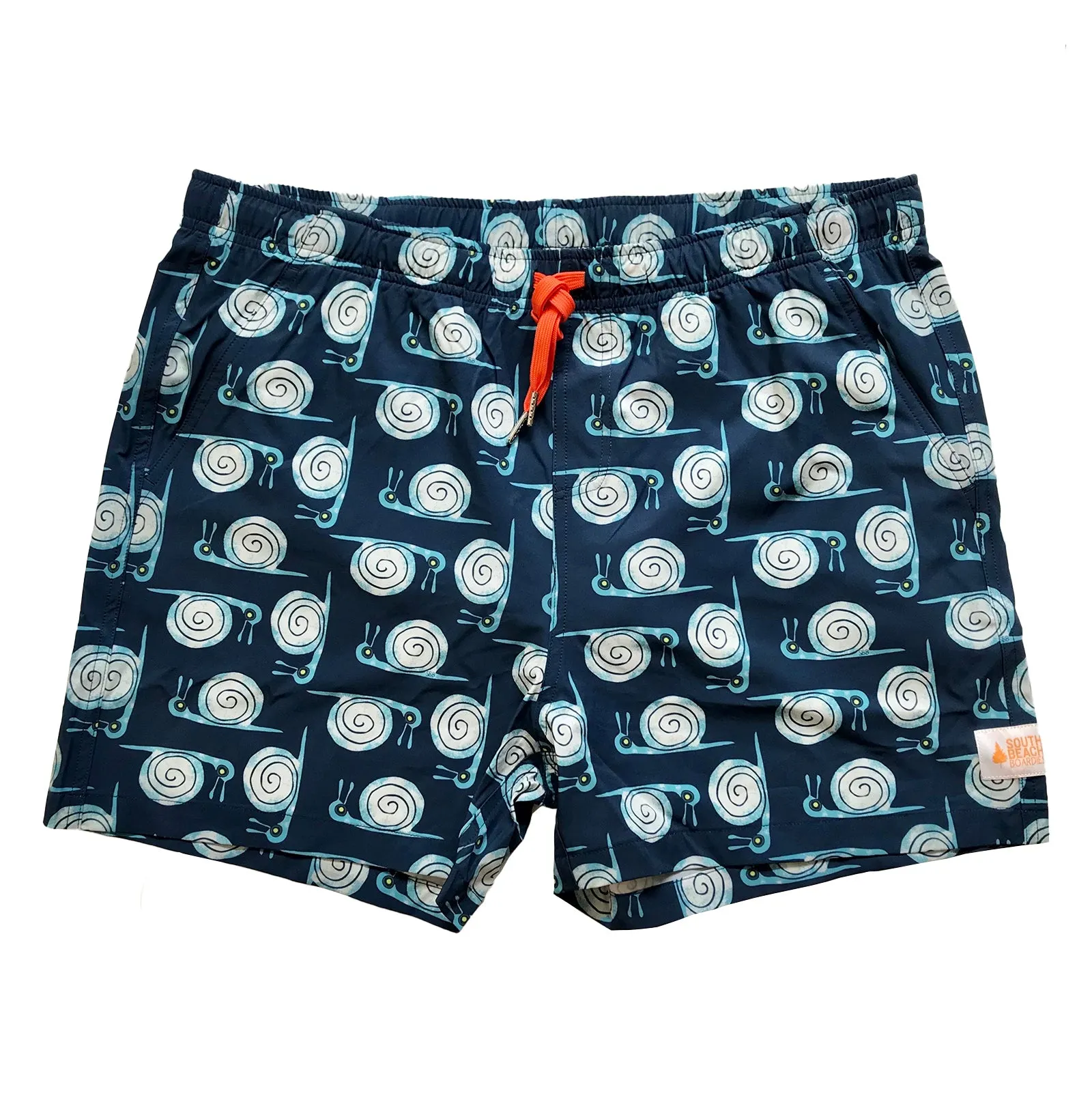 Men's Stretchy Trunks: Snail Trail