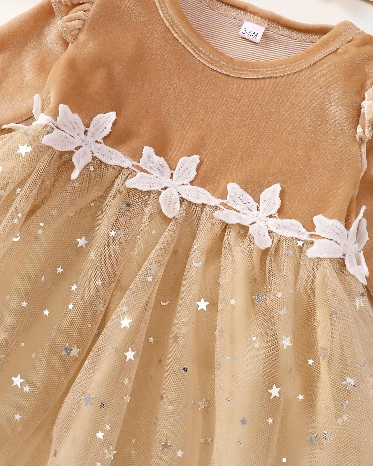 Toddler Baby Girl Dress Infant Girl Clothes Outfits Tulle Dresses Princess Wedding Dress for Baby Girls 3M to 3 Year