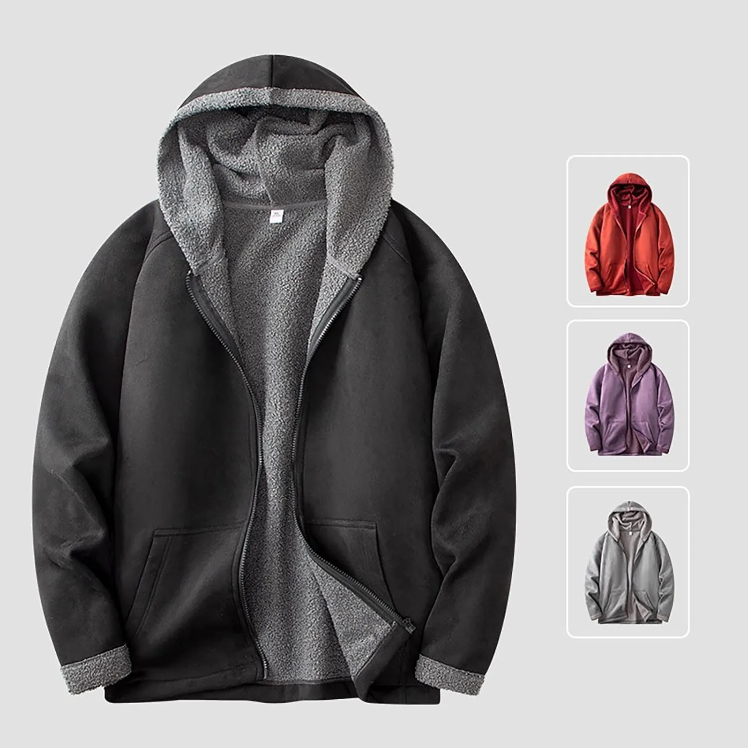 Trench Coat Men Single Breasted Peacoat Warm Sweater Cardigan Coat Windbreaker Single Breasted Winter Coat Water