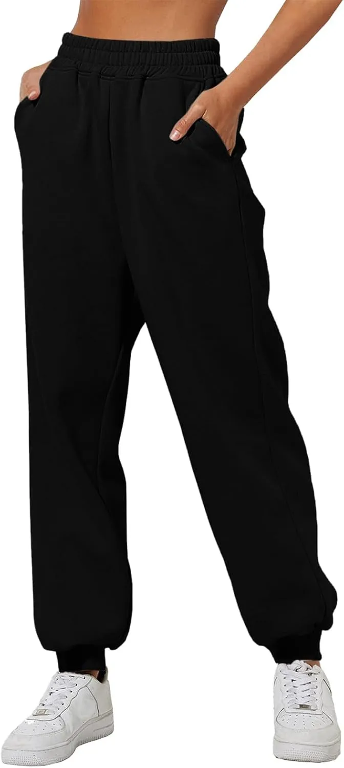 Women's Graphic Sweatpants Boyfriend Straight Wide Leg Cozy Lounge Pants Sweatpant Loose Jogger